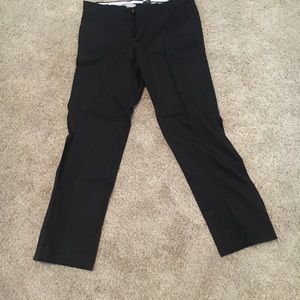 Men's black slacks